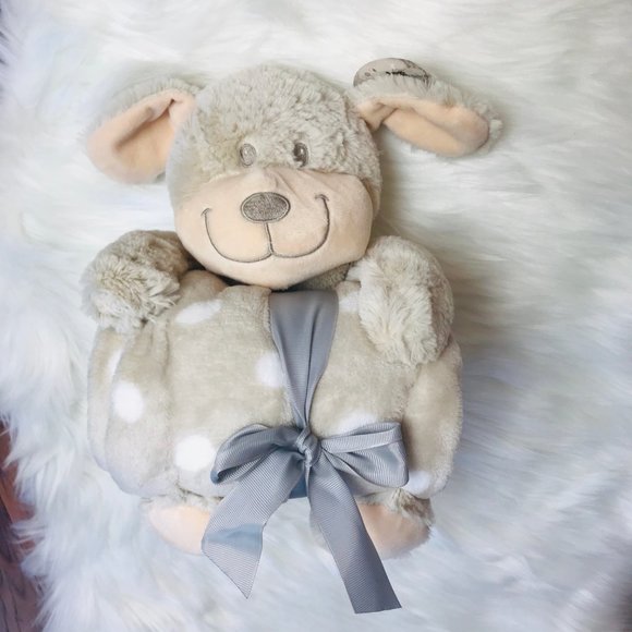 GIFT SET STUFFED ANIMAL AND BLANKET - Picture 1 of 7